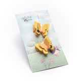 Hair Clip Butterfly Amarillo