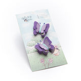 Hair Clip Butterfly Morado