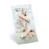 Hair Clip Libelula Beige