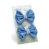 Hair Clip Whisper Bow Luz Azul