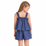 Conjunto Margaritas Azul 6342
