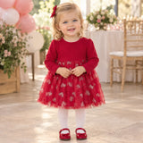 Vestido Corazones Tul Rojo Mayoral 2941