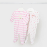 Set X2 Pijamas ECOFRIENDS Rosa Baby Mayoral 1711