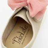 Tenis En Lino Super Bow Rosa Flamingo