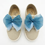 Tenis En Lino Super Bow Azul Capri