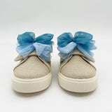 Tenis En Lino Super Bow Azul Capri