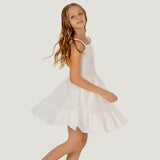Vestido Ojalillo Marfil Algodón