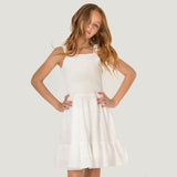 Vestido Ojalillo Marfil Algodón