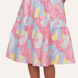 Vestido Moños Coquette Rosado
