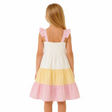 Vestido Tricolor Pastel 6275