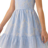 Vestido Cielo Bordado 7284