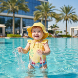 Vestido De Baño 2 Piezas Con Gorro Selva Pop Mostaza Mayoral 1737