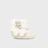Botas Tricot Pompón Champagne Mayoral 9954