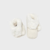 Botas Tricot Pompón Champagne Mayoral 9954