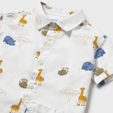 Camisa Animales Blanco Mayoral 1114