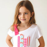 Camiseta Asimétrica Orquidea Mayoral 3011