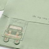 Camiseta Bolsillo On My Way Matcha Bebé Mayoral 1005