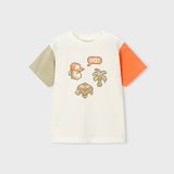 Camiseta Combinada Pixel Style Nata Mayoral 3076