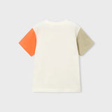 Camiseta Combinada Pixel Style Nata Mayoral 3076