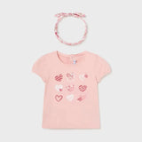 Camiseta Con Diadema Pastel ECOFRIENDS Mayoral 1007