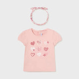 Camiseta Con Diadema Pastel ECOFRIENDS Mayoral 1007