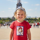 Camiseta Con Balaca Amour Rojo Mayoral 1081