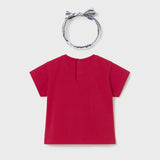 Camiseta Con Balaca Amour Rojo Mayoral 1081