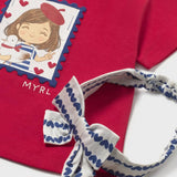 Camiseta Con Balaca Amour Rojo Bebé Mayoral 1081