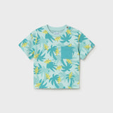 Camiseta Croco Jungle Aguamarina Bebé Mayoral 1014