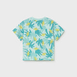 Camiseta Croco Jungle Aguamarina Bebé Mayoral 1014