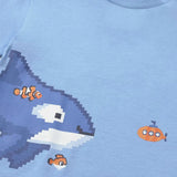 Camiseta Serigrafía Whale Celeste Mayoral 1013