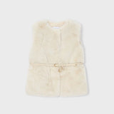 Chaleco Pelo Cinturón Arena Mayoral 4315