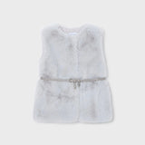 Chaleco Pelo Cinturón Plata Mayoral 4315