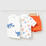 Conjunto de 3 Piezas Crocodile Adventures Naranja Mayoral 1673
