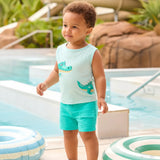 Conjunto 3 Piezas Croco Jungle Turquesa Mayoral 1673