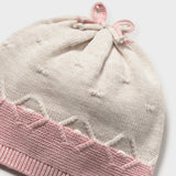 Conjunto Polaina y Gorro Tejido Rosa Mayoral 2513