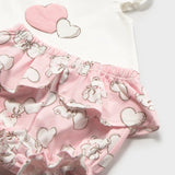 Conjunto 4 Piezas Amour & Teddy Rosa Mayoral 1642