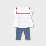 Conjunto 4 Piezas Baby Dolls Rojo 1736 Mayoral