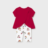 Conjunto 4 Piezas Baby Dolls Rojo 1736 Mayoral