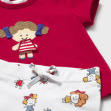 Conjunto 4 Piezas Baby Dolls Rojo 1736 Mayoral