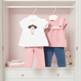 Conjunto 4 Piezas Baby Dolls Rosé 1736 Mayoral