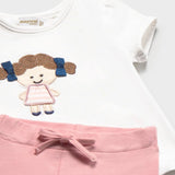 Conjunto 4 Piezas Baby Dolls Rosé 1736 Mayoral