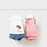 Conjunto 4 Piezas Baby Dolls Rosé Mayoral 1643