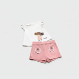 Conjunto 4 Piezas Baby Dolls Rosé Mayoral 1643