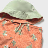 Conjunto De Baño 2 Piezas Camaleones Tropical Arcilla Mayoral 1660