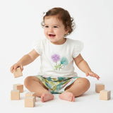 Conjunto de Camiseta y Bermuda Floral Lago Bebé Mayoral 1213