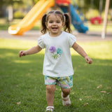 Conjunto de Camiseta y Bermuda Floral Lago Mayoral 1213