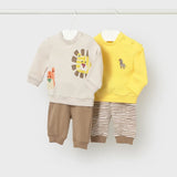 Conjunto Chándal 4 Piezas Lion King Mostaza Mayoral 1628