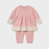 Conjunto Tricot Jersey Rosa Mayoral 2701