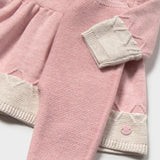 Conjunto Tricot Jersey Rosa Mayoral 2701
